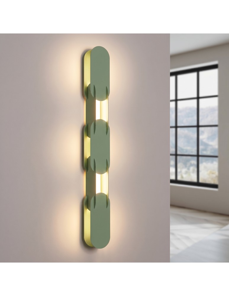 Thoro Kinkiet CHAIN 91 szałwiowy LED 3000K TH.775