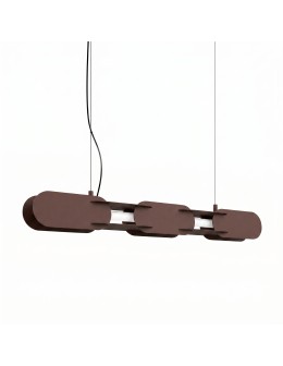 Thoro Lampa wisząca CHAIN 91 brązowa LED 3000K TH.780