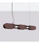 Thoro Lampa wisząca CHAIN 91 brązowa LED 3000K TH.780