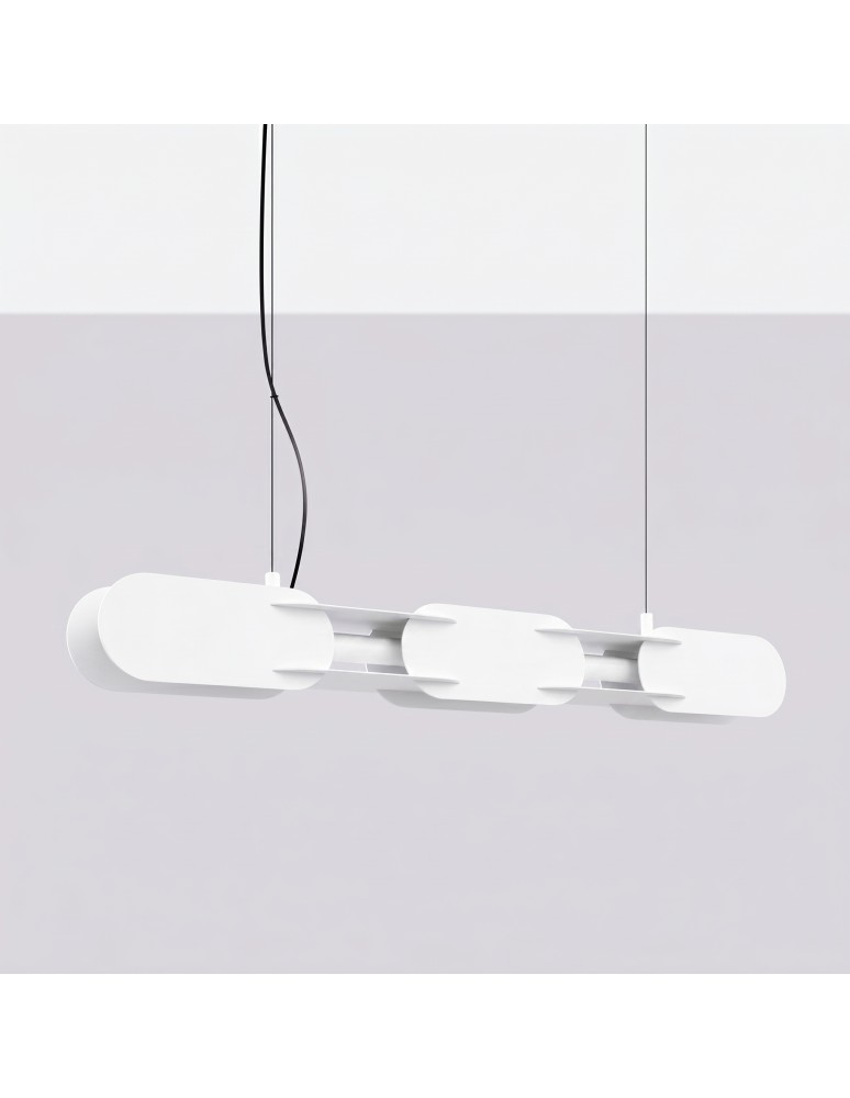 Thoro Lampa wisząca CHAIN 91 biała LED 3000K TH.781