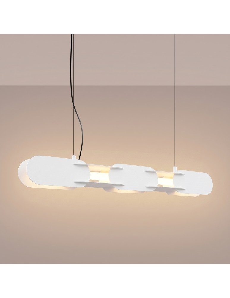 Thoro Lampa wisząca CHAIN 91 biała LED 3000K TH.781