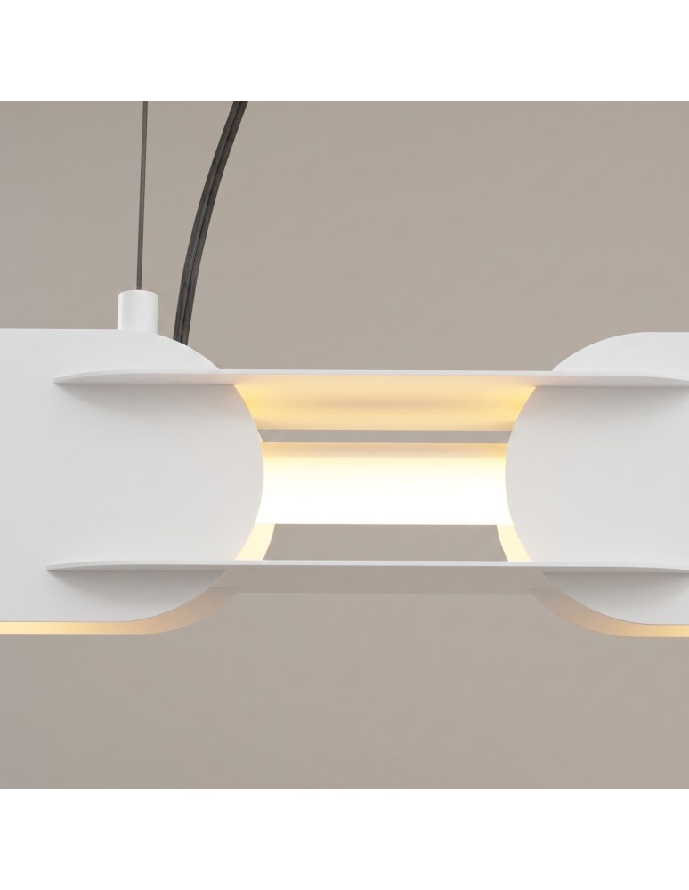 Thoro Lampa wisząca CHAIN 91 biała LED 3000K TH.781