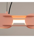 Thoro Lampa wisząca CHAIN 91 brzoskwiniowa LED 3000K TH.783