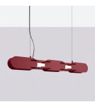 Thoro Lampa wisząca CHAIN 91 burgund LED 3000K TH.784