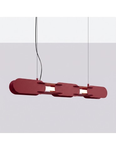 Thoro Lampa wisząca CHAIN 91 burgund LED 3000K TH.784 - product 2