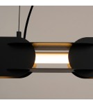 Thoro Lampa wisząca CHAIN 91 czarna LED 3000K TH.785