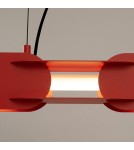 Thoro Lampa wisząca CHAIN 91 czerwona LED 3000K TH.786