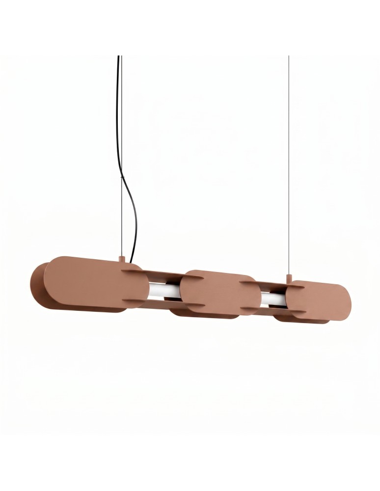 Thoro Lampa wisząca CHAIN 91 mocca LED 3000K TH.787