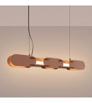 Thoro Lampa wisząca CHAIN 91 mocca LED 3000K TH.787