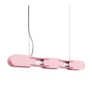 Thoro Lampa wisząca CHAIN 91 różowa LED 3000K TH.789