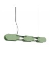 Thoro Lampa wisząca CHAIN 91 szałwiowa LED 3000K TH.790