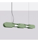Thoro Lampa wisząca CHAIN 91 szałwiowa LED 3000K TH.790