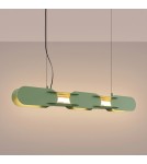 Thoro Lampa wisząca CHAIN 91 szałwiowa LED 3000K TH.790