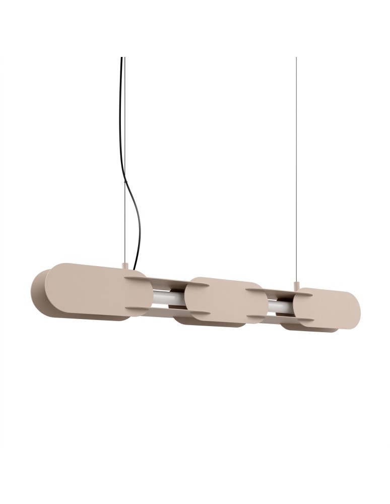 Thoro Lampa wisząca CHAIN 91 taupe LED 3000K TH.791