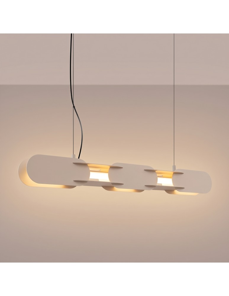 Thoro Lampa wisząca CHAIN 91 taupe LED 3000K TH.791