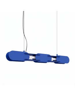 Thoro Lampa wisząca CHAIN 91 ultramaryna LED 3000K TH.792