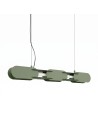 Thoro Lampa wisząca CHAIN 91 zielona oliwka LED 3000K TH.793