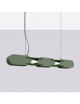Thoro Lampa wisząca CHAIN 91 zielona oliwka LED 3000K TH.793 - produkt 2