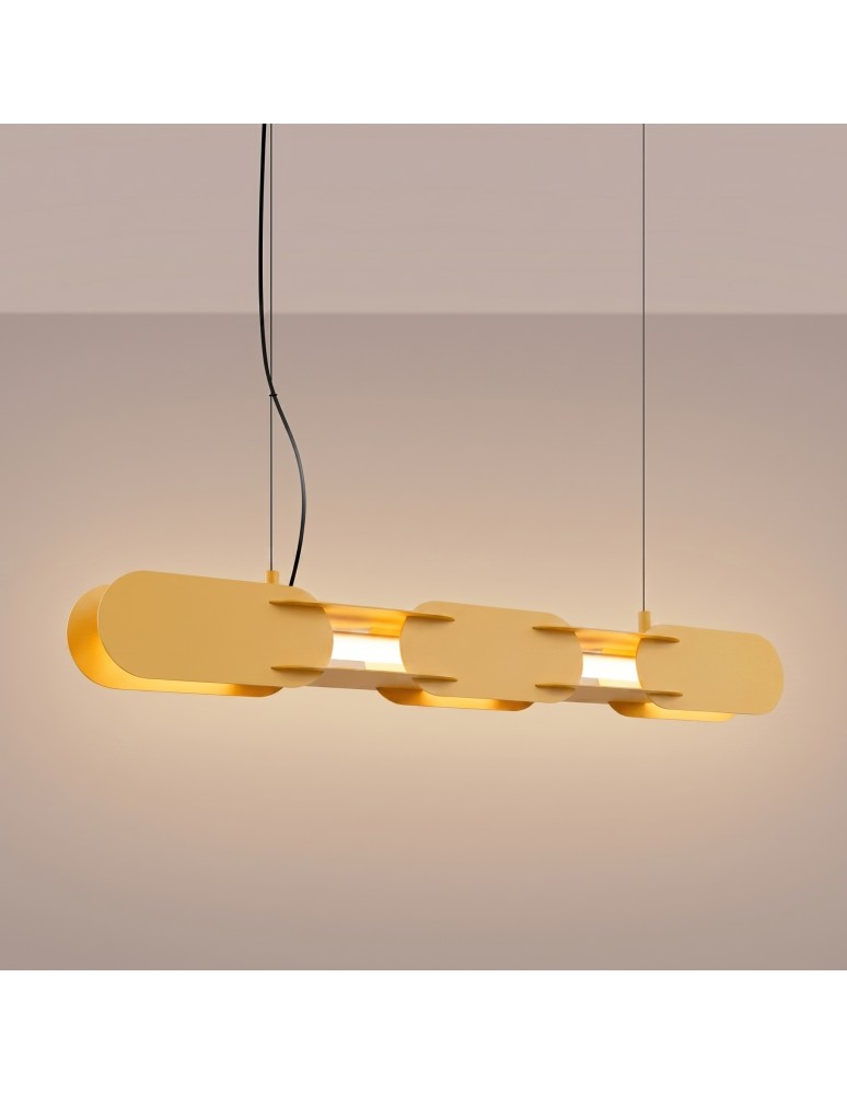 Thoro Lampa wisząca CHAIN 91 żółta LED 3000K TH.794