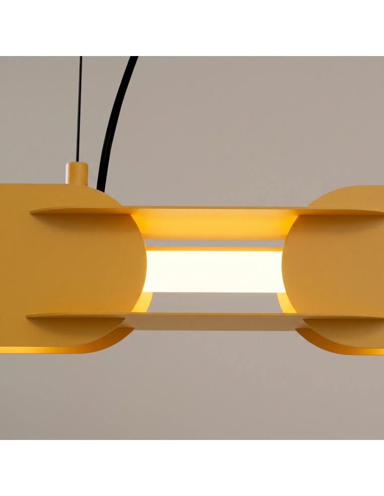 Thoro Lampa wisząca CHAIN 91 żółta LED 3000K TH.794