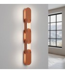 Thoro Kinkiet CHAIN 91 ochra czerwona LED 4000K TH.803