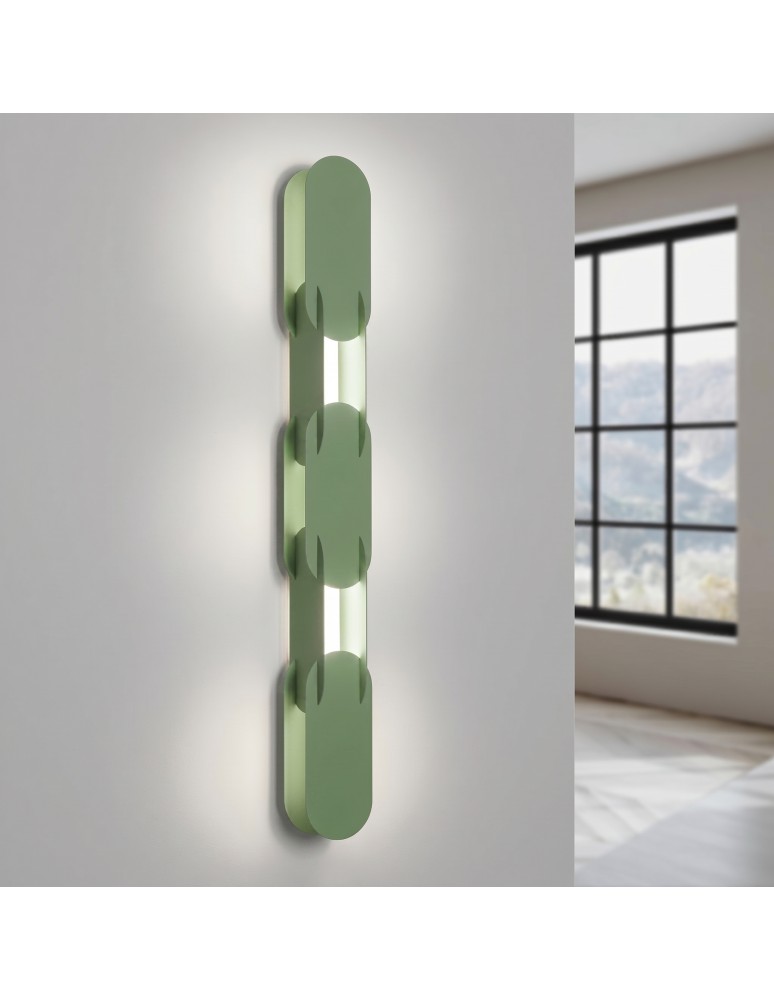 Thoro Kinkiet CHAIN 91 szałwiowy LED 4000K TH.805