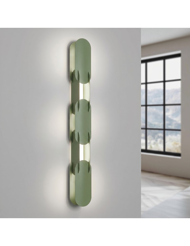 Thoro Kinkiet CHAIN 91 zielony oliwkowy LED 4000K TH.808