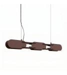 Thoro Lampa wisząca CHAIN 91 brązowa LED 4000K TH.810