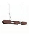 Thoro Lampa wisząca CHAIN 91 brązowa LED 4000K TH.810