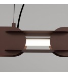 Thoro Lampa wisząca CHAIN 91 brązowa LED 4000K TH.810