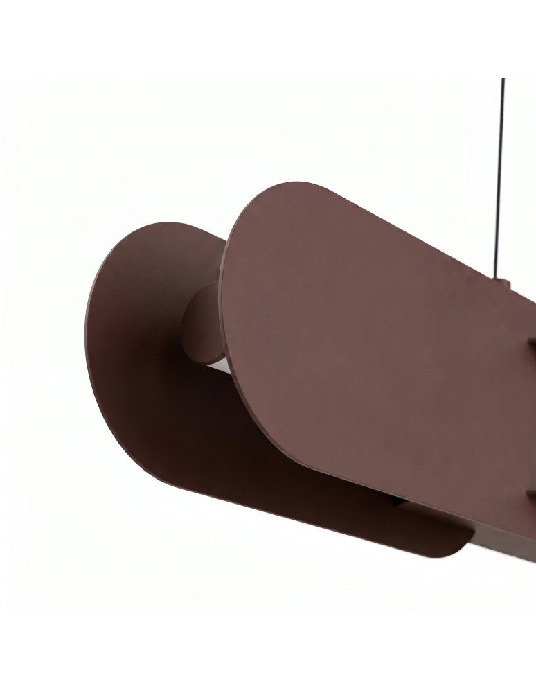 Thoro Lampa wisząca CHAIN 91 brązowa LED 4000K TH.810