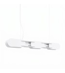 Thoro Lampa wisząca CHAIN 91 biała LED 4000K TH.811