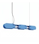 Thoro Lampa wisząca CHAIN 91 błękitna LED 4000K TH.812