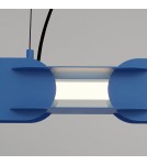 Thoro Lampa wisząca CHAIN 91 błękitna LED 4000K TH.812