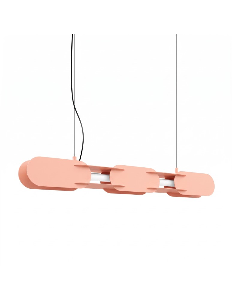 Thoro Lampa wisząca CHAIN 91 brzoskwiniowa LED 4000K TH.813