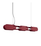 Thoro Lampa wisząca CHAIN 91 burgund LED 4000K TH.814
