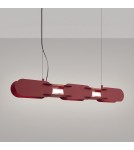Thoro Lampa wisząca CHAIN 91 burgund LED 4000K TH.814