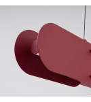 Thoro Lampa wisząca CHAIN 91 burgund LED 4000K TH.814