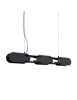 Thoro Lampa wisząca CHAIN 91 czarna LED 4000K TH.815