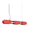 Thoro Lampa wisząca CHAIN 91 czerwona LED 4000K TH.816