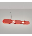 Thoro Lampa wisząca CHAIN 91 czerwona LED 4000K TH.816
