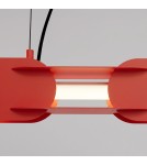 Thoro Lampa wisząca CHAIN 91 czerwona LED 4000K TH.816
