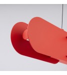 Thoro Lampa wisząca CHAIN 91 czerwona LED 4000K TH.816