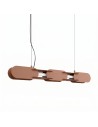 Thoro Lampa wisząca CHAIN 91 mocca LED 4000K TH.817