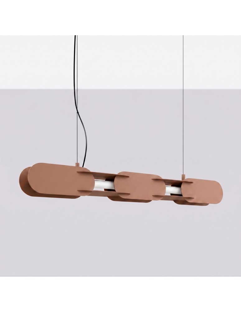 Thoro Lampa wisząca CHAIN 91 mocca LED 4000K TH.817