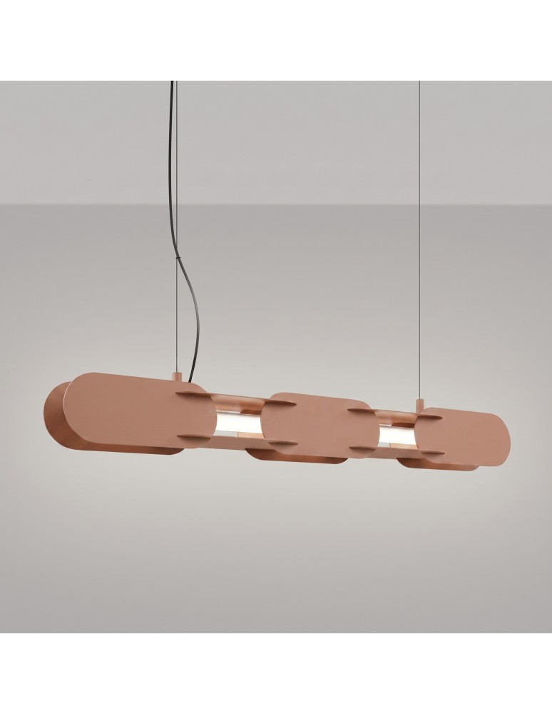 Thoro Lampa wisząca CHAIN 91 mocca LED 4000K TH.817
