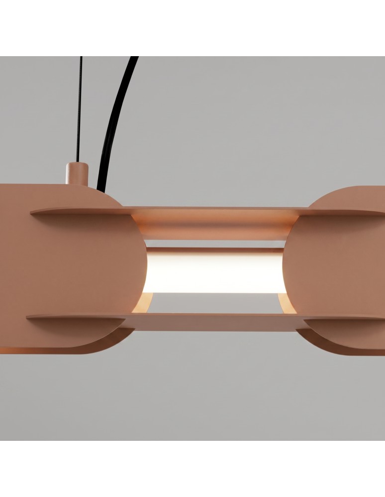 Thoro Lampa wisząca CHAIN 91 mocca LED 4000K TH.817