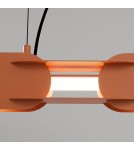 Thoro Lampa wisząca CHAIN 91 ochra czerwona LED 4000K TH.818
