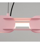 Thoro Lampa wisząca CHAIN 91 różowa LED 4000K TH.819