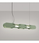 Thoro Lampa wisząca CHAIN 91 szałwiowa LED 4000K TH.820